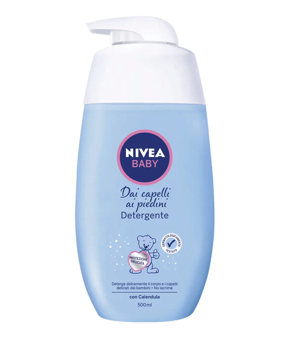 Nivea Baby Detergente In Crema Dai Capelli Ai Piedini Alla Calendula 500 ml