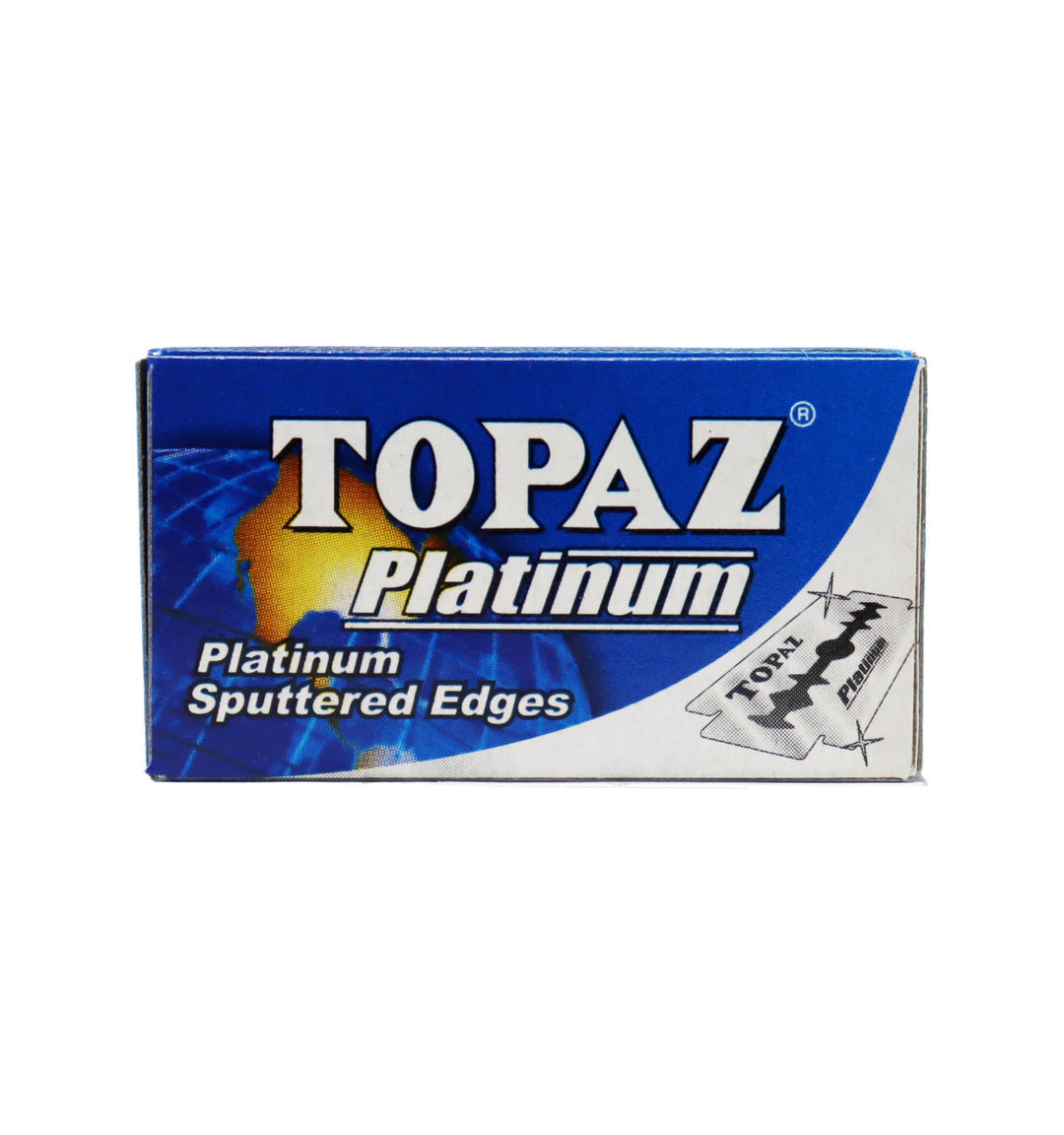 Topaz Platinum Lamette Da Barba Box Da 10 pz