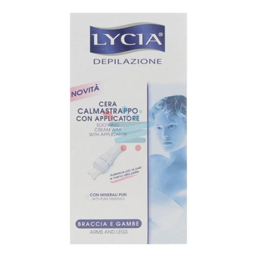 Lycia Depilazione Cera Calmastrappo Con Applicatore Per Braccia E Gambe 100 ml