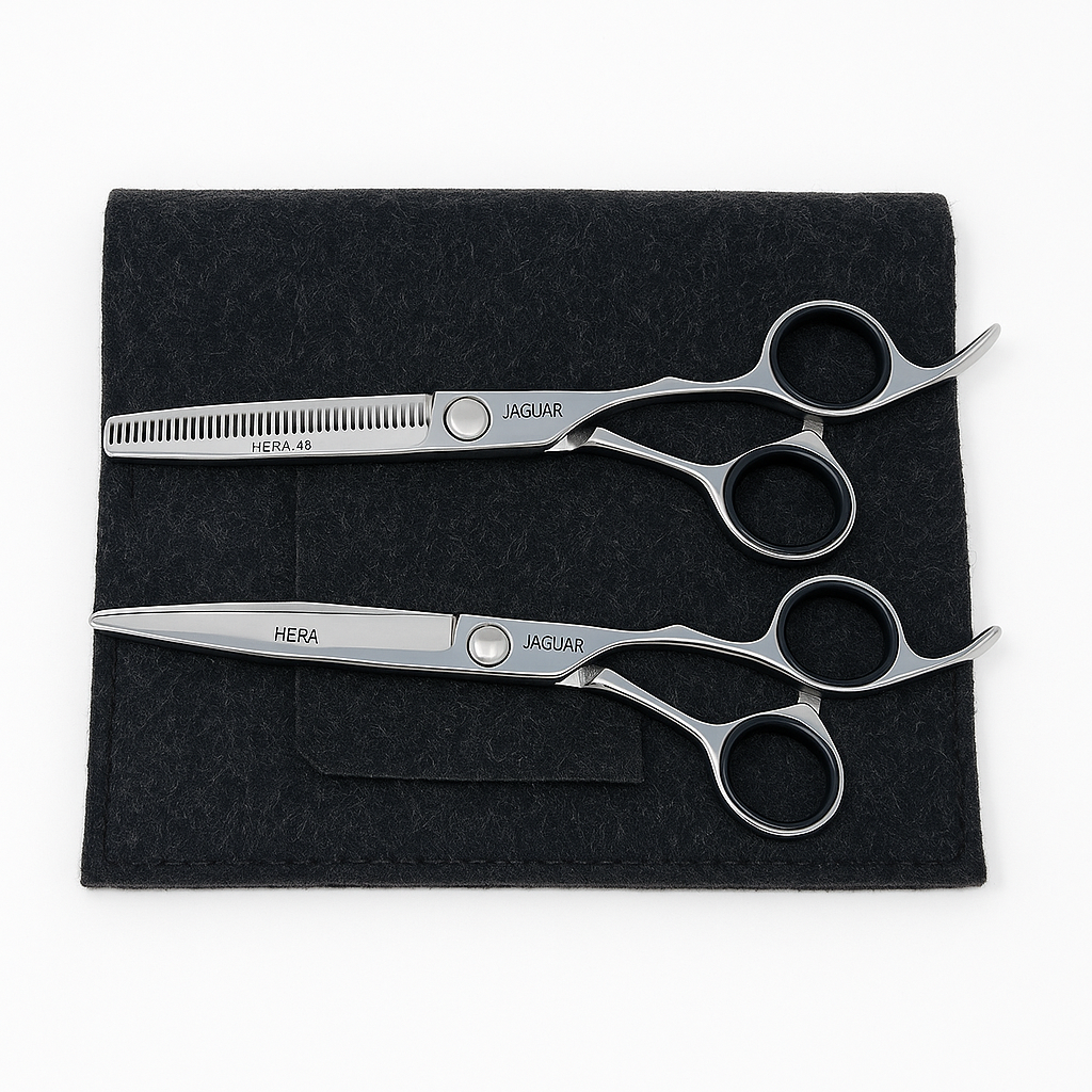 Jaguar Set Scheren Start Up Hera Zum Schneiden 6.25" Und Zum Ausdünnen 6.25" 48 Zähne Für Haare