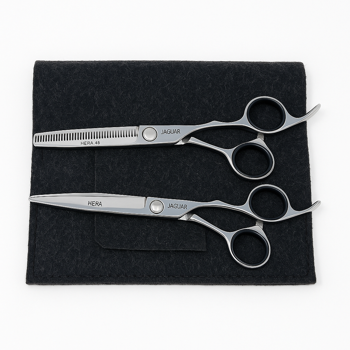 Jaguar Set Scheren Start Up Hera Zum Schneiden 6.25" Und Zum Ausdünnen 6.25" 48 Zähne Für Haare