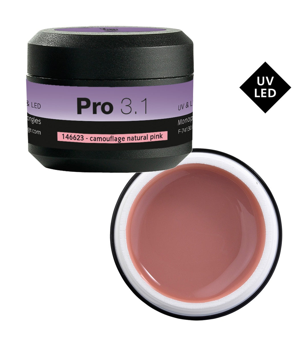 Peggy Sage Pro 3.1 Gel Monofasico Per Unghie Camouflage Natural Pink 15 ml