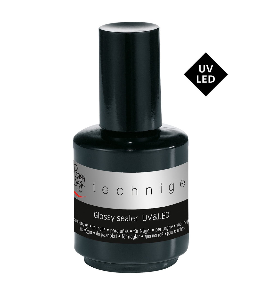Peggy Sage Technigel Glossy Sealer UV & Led Gel Tecnico Di Finitura Ultra Brillante 15 ml