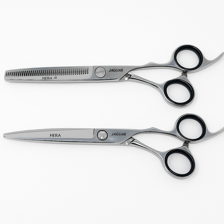 Jaguar Set Scheren Start Up Hera Zum Schneiden 6.25" Und Zum Ausdünnen 6.25" 48 Zähne Für Haare