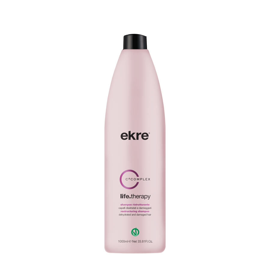 Ekre Life Therapy Restructuring Shampoo for Damaged Hair 1000 ml