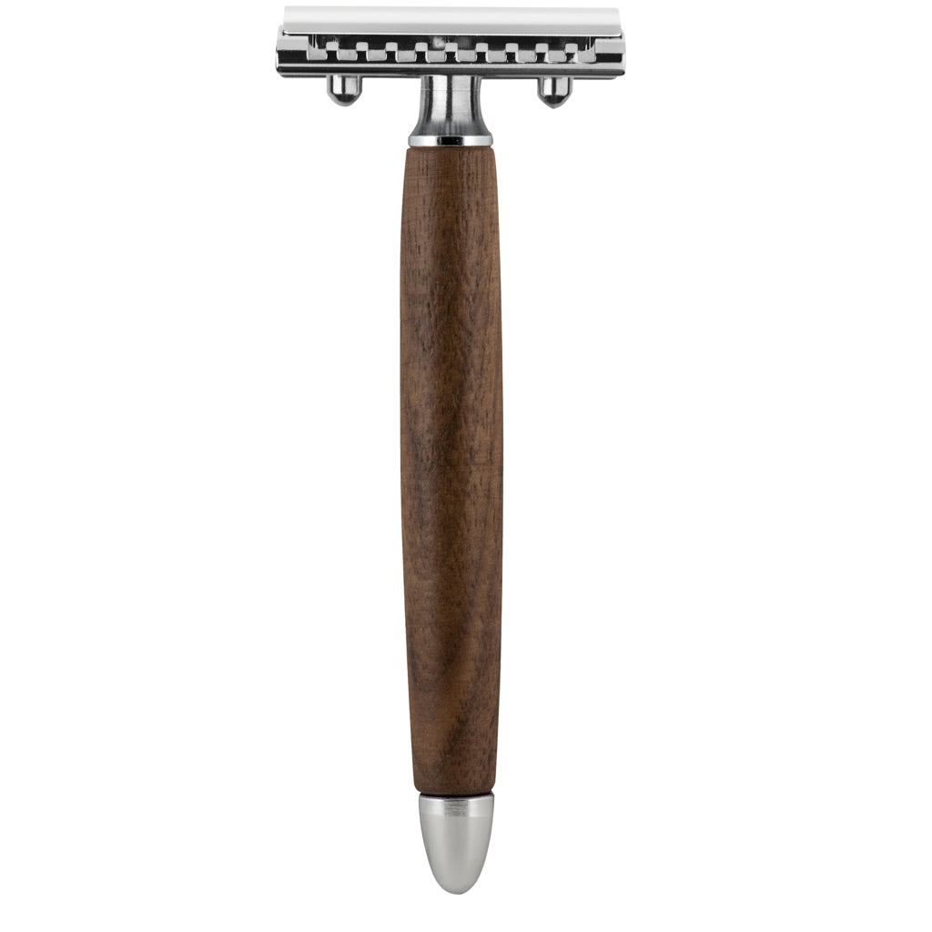 

Fatip Safety Razor with Walnut Handle and Gentile Head
