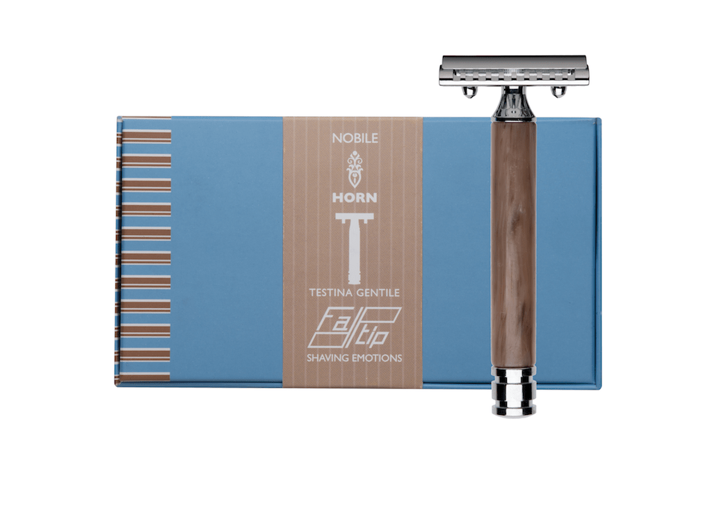 

Fatip Noble Horn Safety Razor with Horn Effect Gentle Head