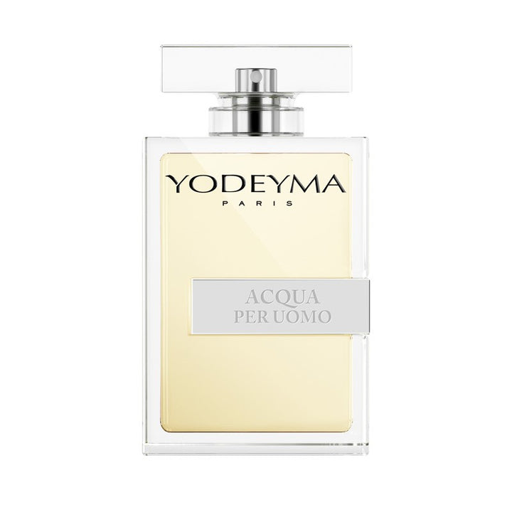 

Yodeyma Acqua Per Uomo Eau De Parfum 100 ml is a masculine fragrance that carries fresh and aquatic notes. Its 100 ml bottle makes it a perfect size for daily use. 