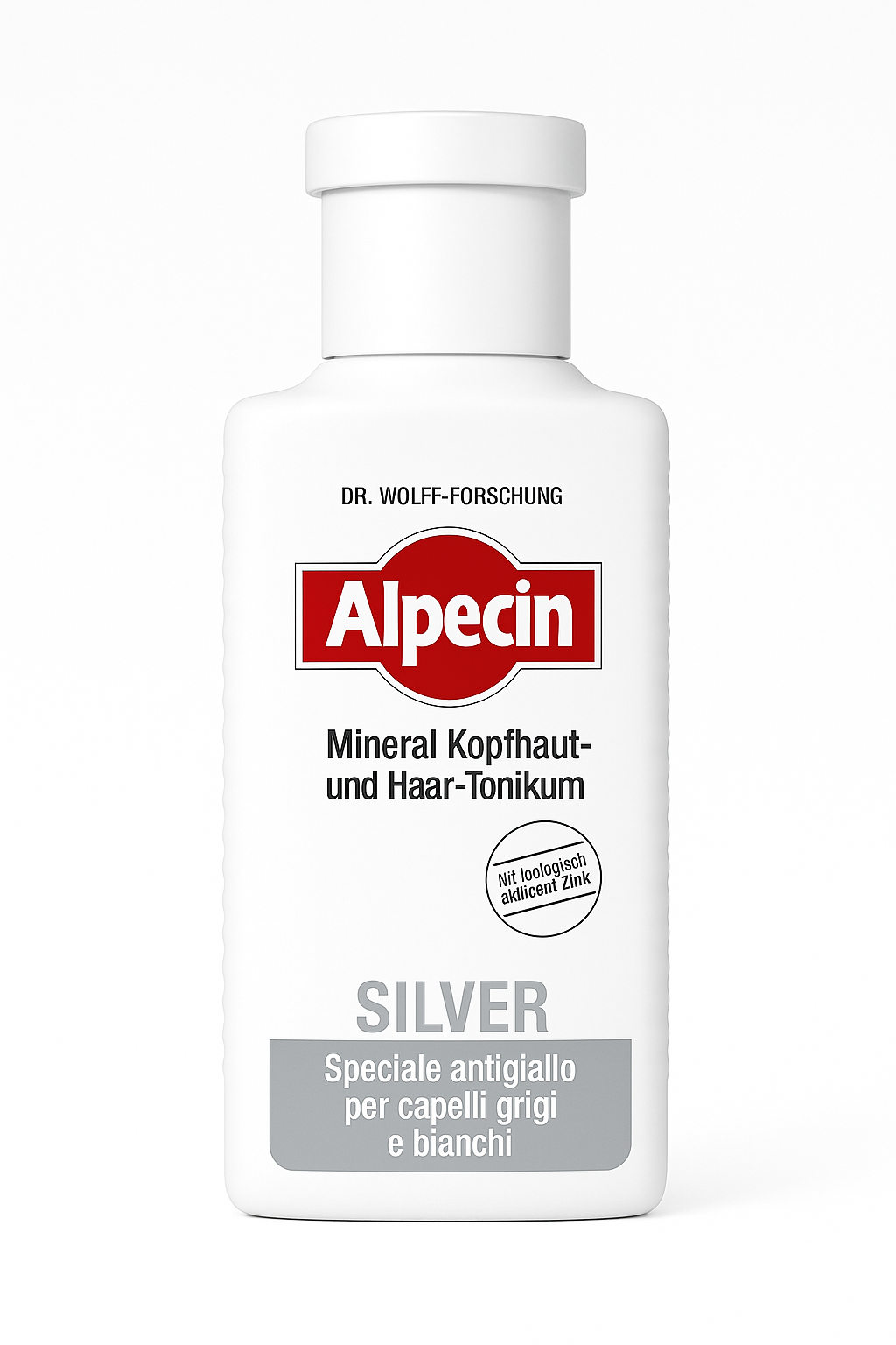 Alpecin Silver Tonico Speciale Antigiallo Per Capelli Grigi E Bianchi 200 ml