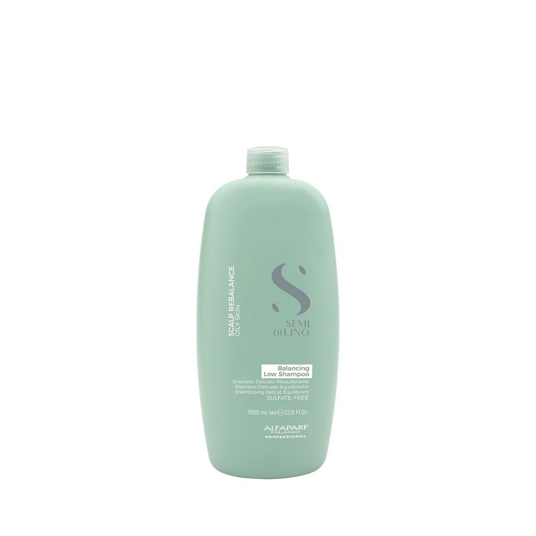 

Alfaparf Milano Semi Di Lino Scalp Rebalance Oily Skin Shampoo Gentle Rebalancing for Oily Scalp 1000 ml