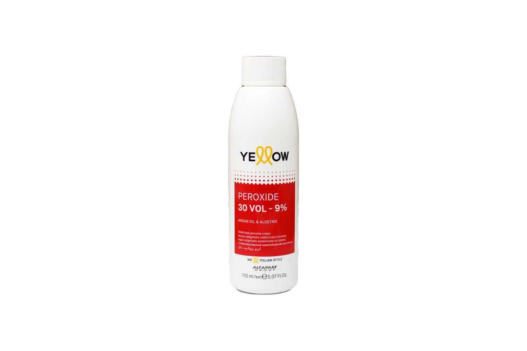 

Alfaparf Yellow Stabilized Creamy Oxygenated Water 30 Volume (9%) 150 ml 
