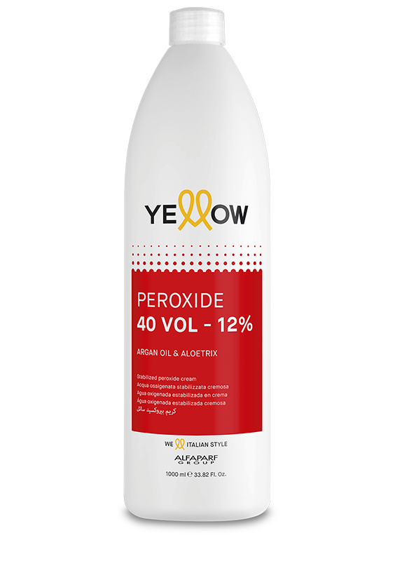 

Alfaparf Yellow Creamy Stabilized Hydrogen Peroxide 40 Volume (12%) 1000 ml 
