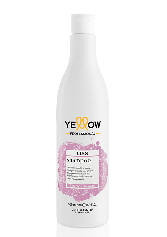 Alfaparf Yellow Liss Shampoo Lisciante Anti Crespo Per Capelli 500 ml