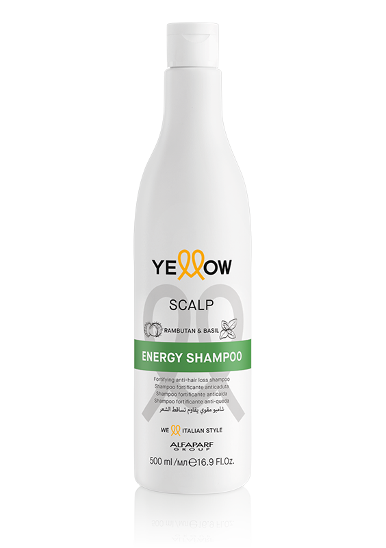 

Alfaparf Yellow Scalp Energy Fortifying Anti-Hair Loss Shampoo 500 ml