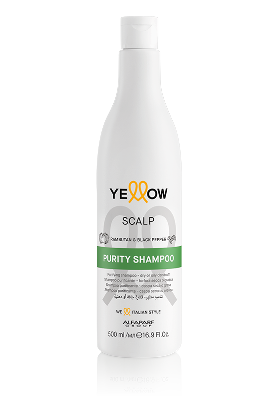 Alfaparf Yellow Scalp Purity Shampoo Purificante Per Capelli Con Forfora Secca O Grassa 500 ml