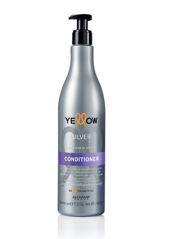 

Alfaparf Yellow Silver Conditioner Anti-Yellow for Blonde and Gray Hair 500 ml