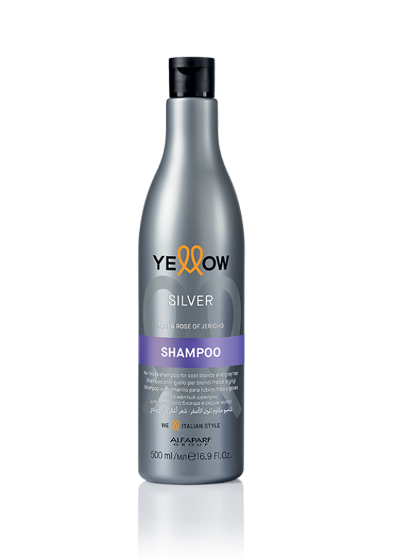 

Alfaparf Yellow Silver Shampoo Anti-Yellow for Blonde and Grey Hair 500 ml