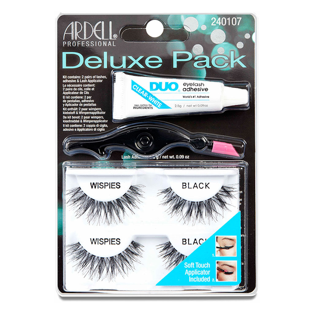 Ardell Ciglia Deluxe Pack Wispies Black
