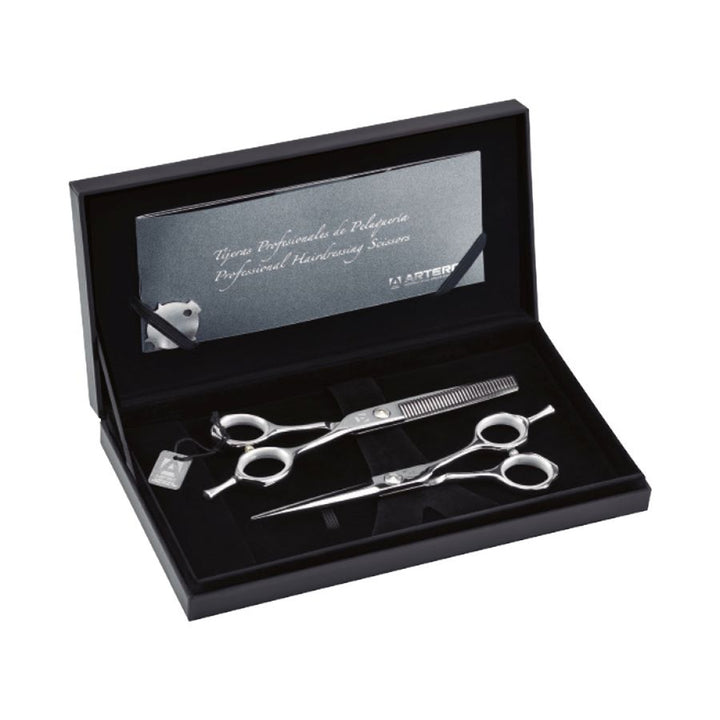 Artero Set Cutting Scissors 5.75" and Thinning Scissors 6" for Hair