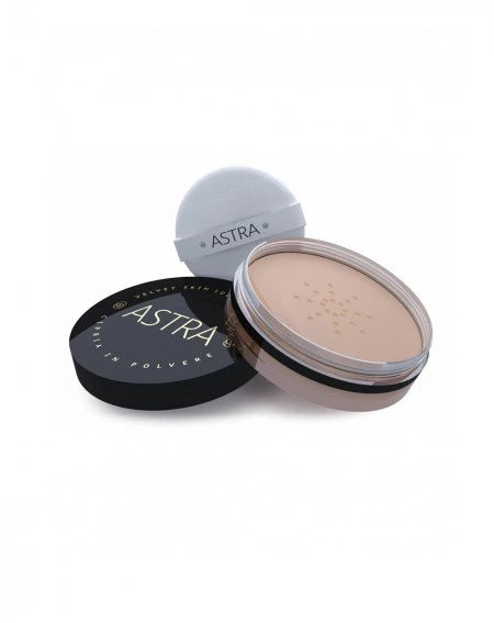 Astra Make-Up VelvetSkin Loose Powder Cipria In Polvere Coprenza Leggera 10 gr