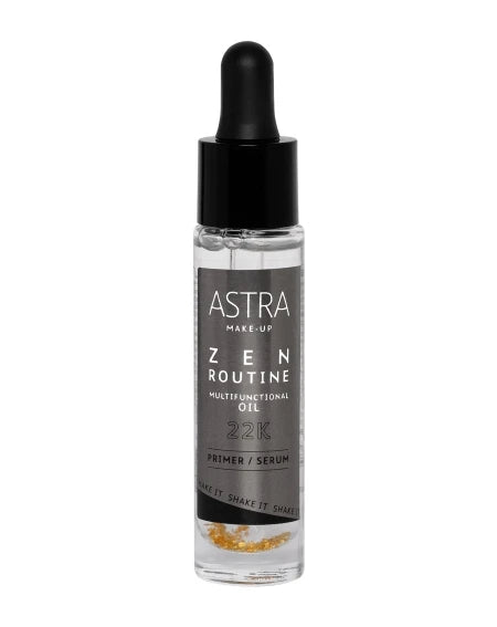 Astra Make-Up Zen Routine Olio Multifunzione Primer E Serum Make -Up 22K 13 ml