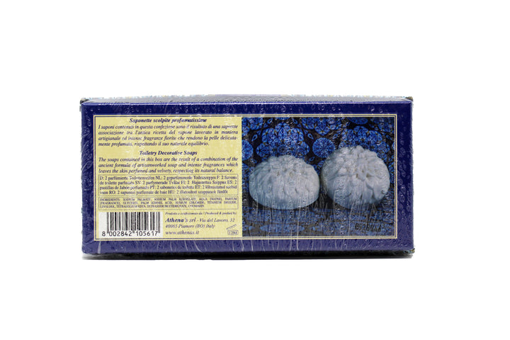 

Athena's Lavanda Tuscany Hand- and Body-Soaps Box Set of Artisanal Scented Vegetable Soaps, Carved by Hand, 2 x 100 gr