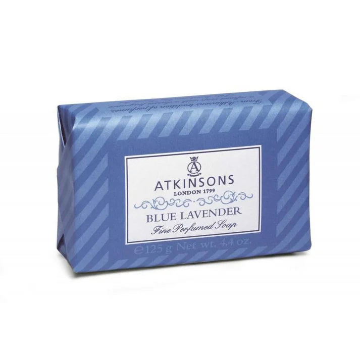 Atkinsons Scented Hand & Body Soap Blue Lavender 125g