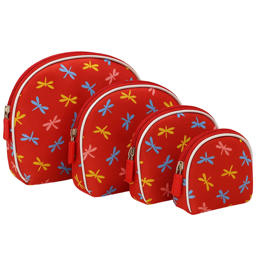 Set Beauty Case Fantasia Farfalle Colorate 4 pz