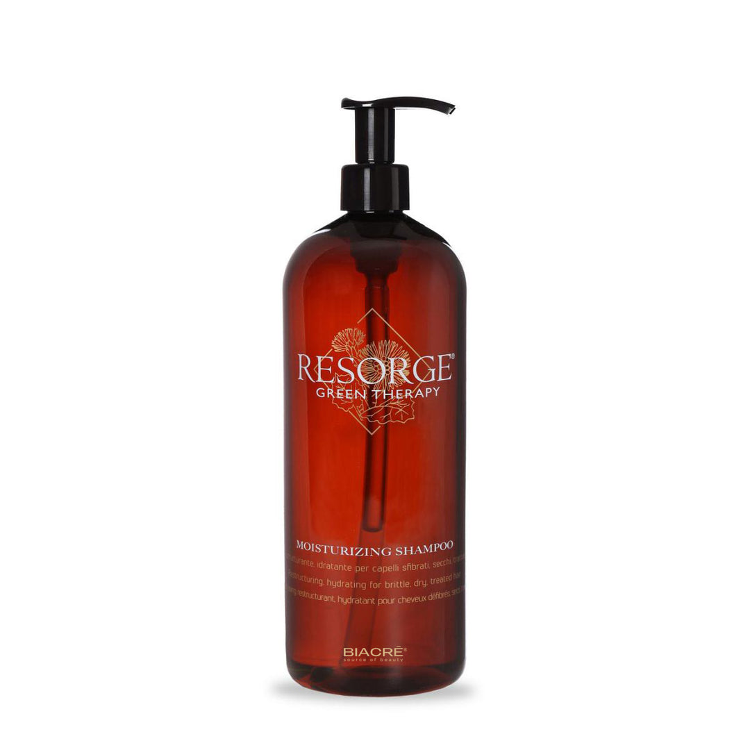 Biacré Resorge Green Therapy Moisturizing Shampoo Ristrutturante Per Capelli Sfibrati,Secchi E Trattati 1000 ml