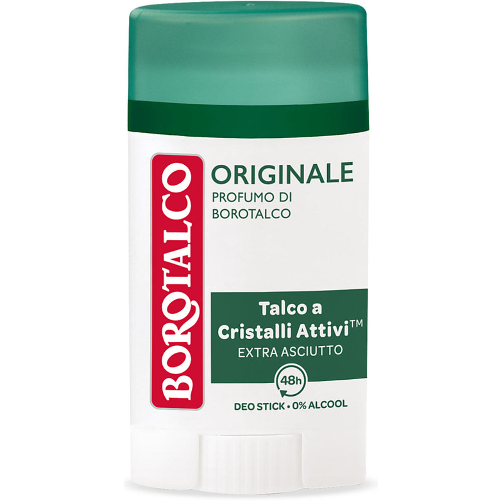 Borotalco Desodorante Stick Original Con Talco A Cristales Activos 40 ml