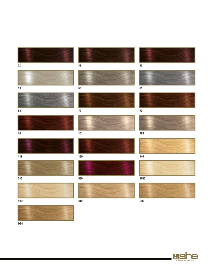 She Professional Donna Tessitura A Toupet Liscia Capelli Naturali 50/55 cm