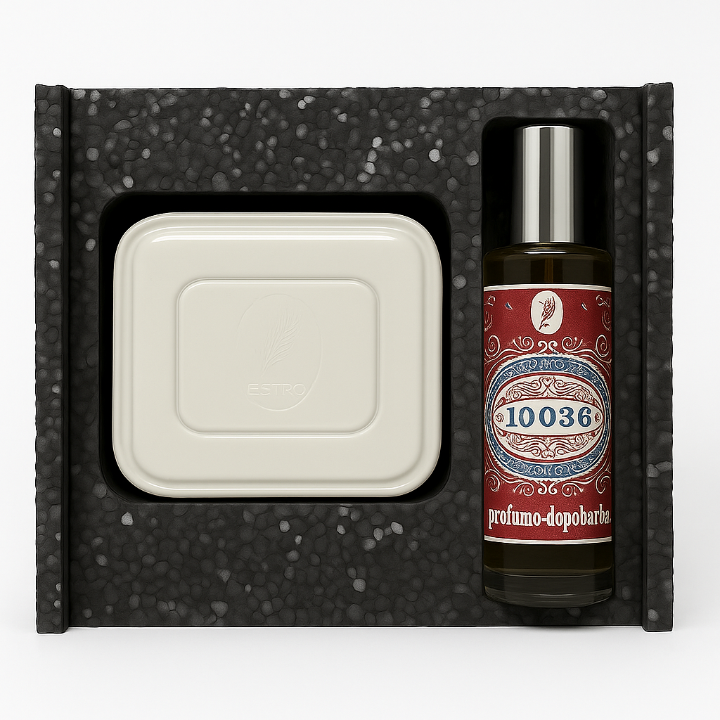 Extro Cosmesi Set Da Rasatura 10036 Sapone Da Barba + Profumo Dopobarba 100 ml