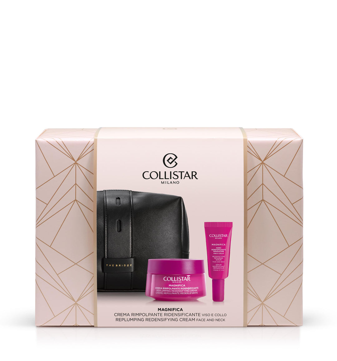 Collistar Magnificent Plumping and Redensifying Face and Neck Cream Set.
