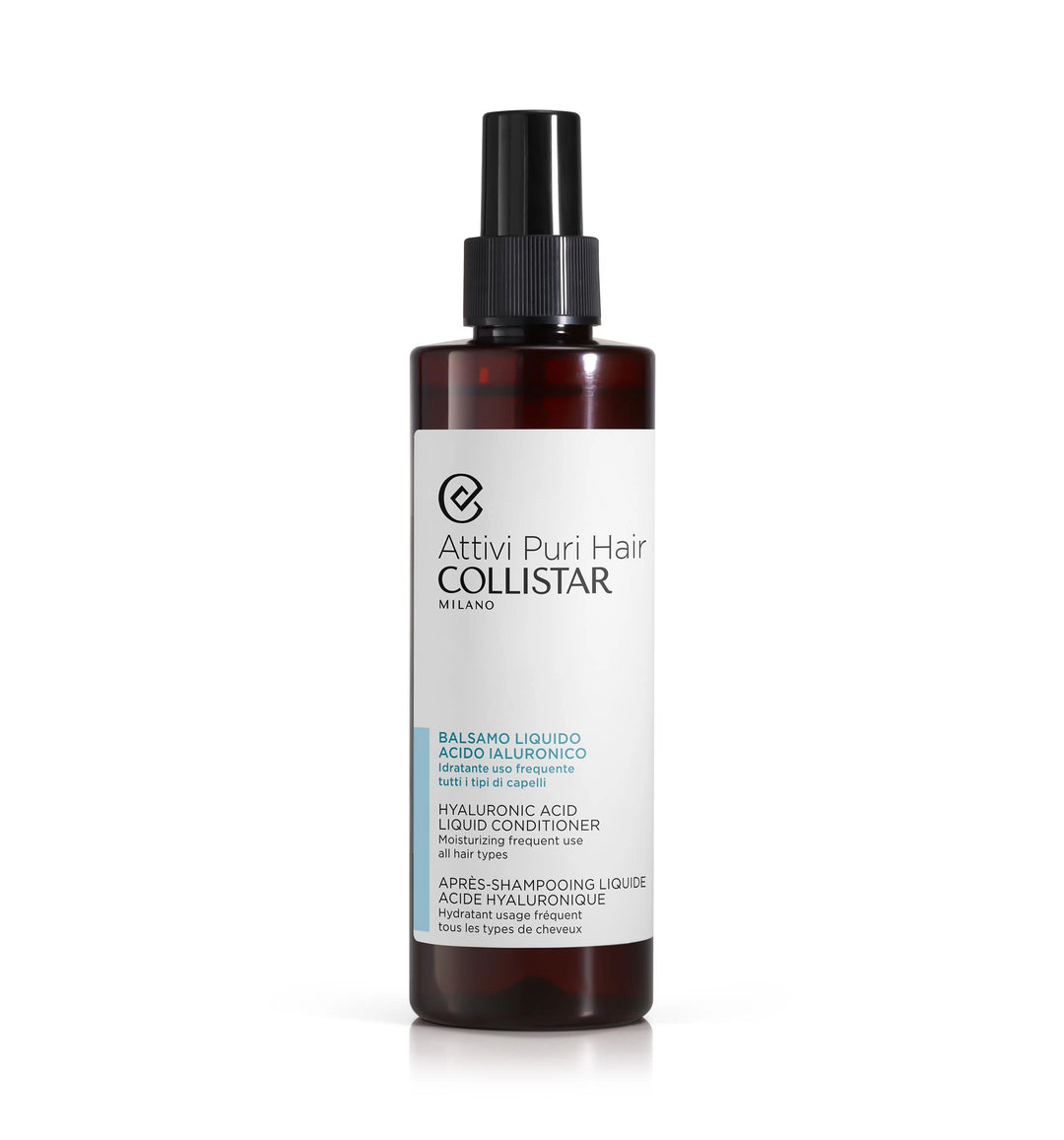 

Collistar Pure Active Liquid Hyaluronic Acid Moisturizing Conditioner for Frequent Use for All Hair Types 200 ml
