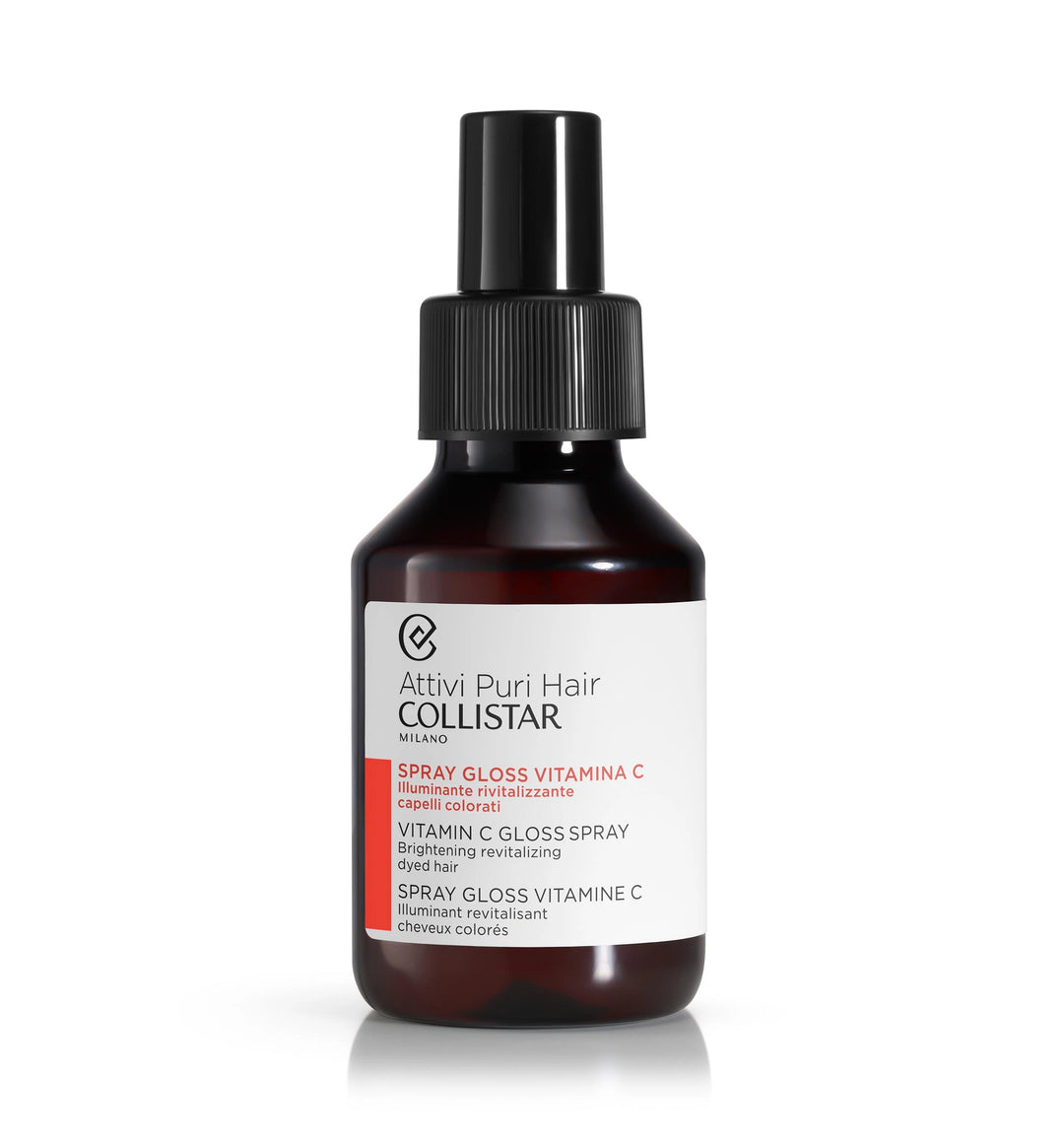 

Collistar Pure Activating Spray Gloss Vitamin C Illuminating Revitalizing for Colored Hair 100 ml