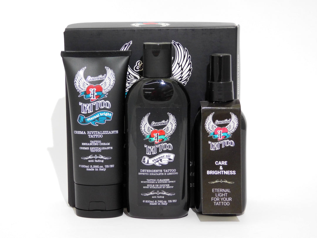 

"Renée Blanche Essential 4 Tattoo Kit - Maintenance Kit for the Brilliance of Your Tattoos"