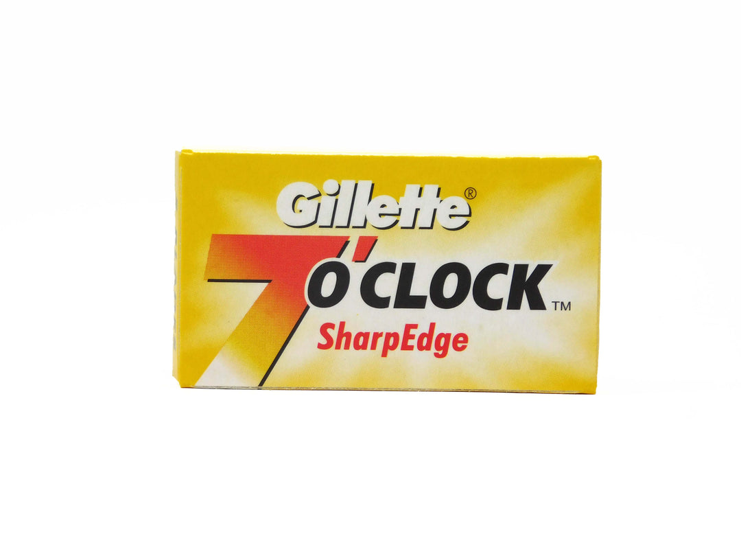 

Gillette 7'O Clock SharpEdge Razor Blade Pack of 5.