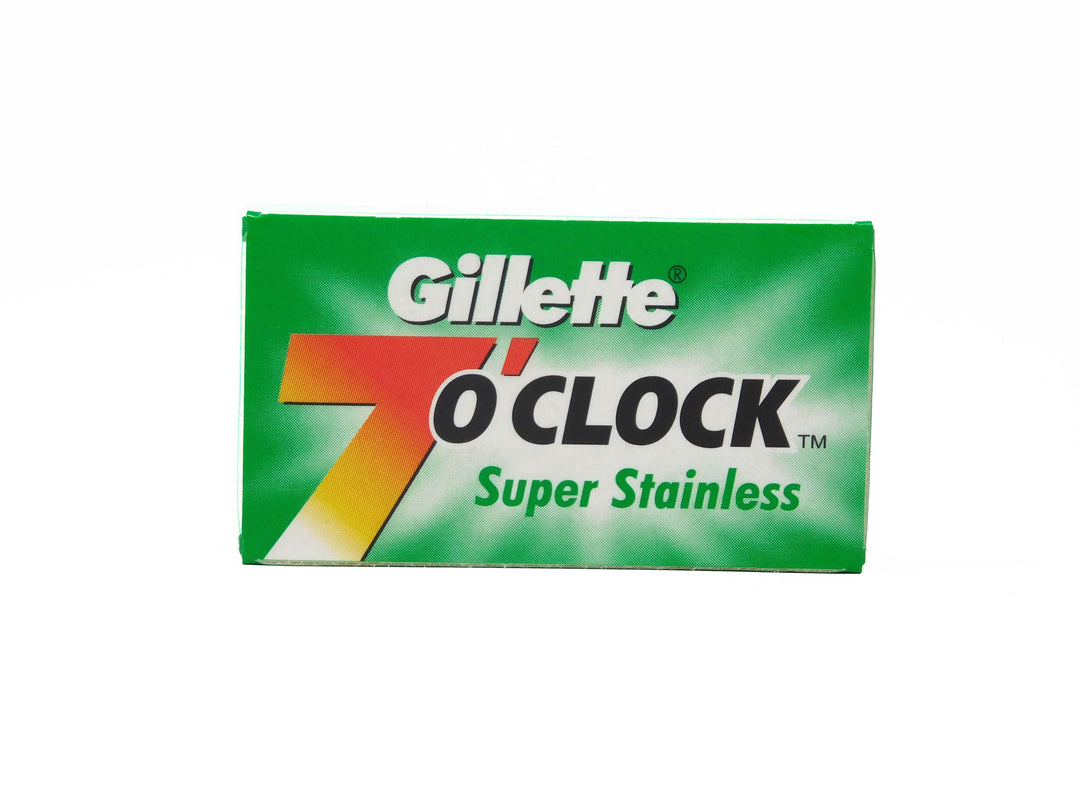 

Gillette 7'O Clock Super Stainless Razor Blades Box of 5p