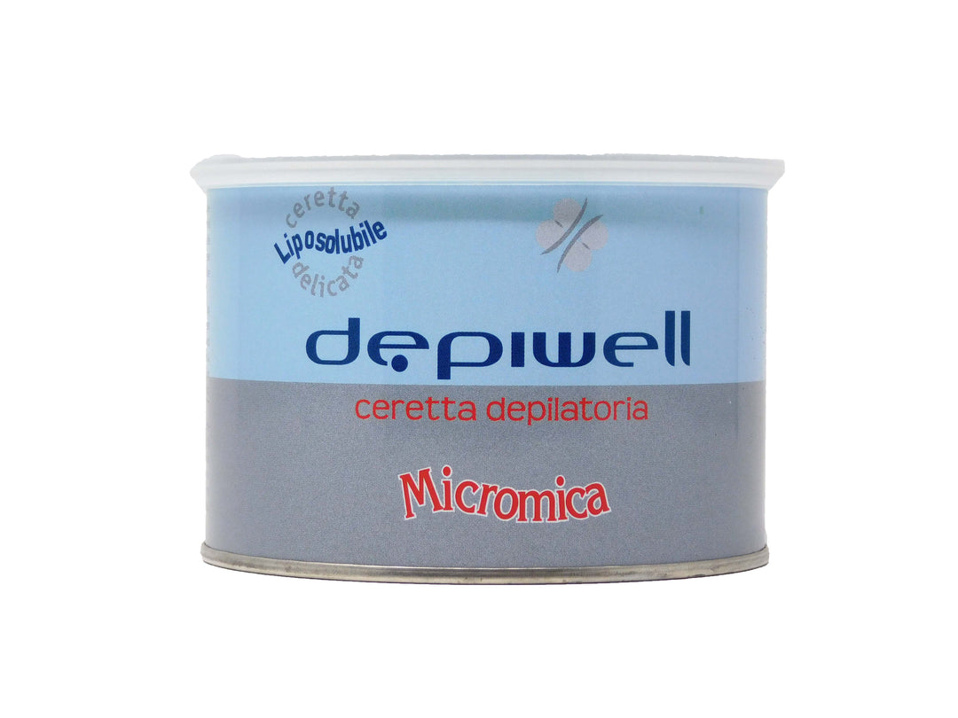 

Depiwell Cera Depilatoria Liposoluble Micromica 400 ml

Depiwell Liposoluble Hair Removal Wax with Micromica 400 ml