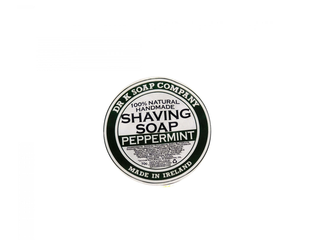 

Dr K Soap Shaving Soap Peppermint Hard 70 gr