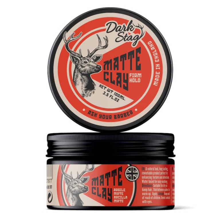

Dark Stag Matte Clay Matte Hair Clay Strong Hold 100 ml