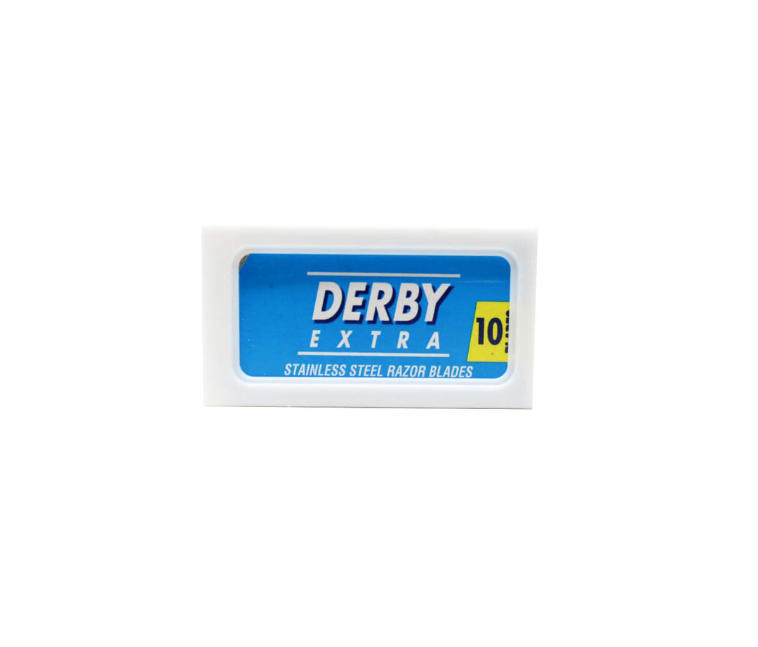 Derby Extra Lames de Rasoir en Acier Inoxydable Boîte de 10 pz