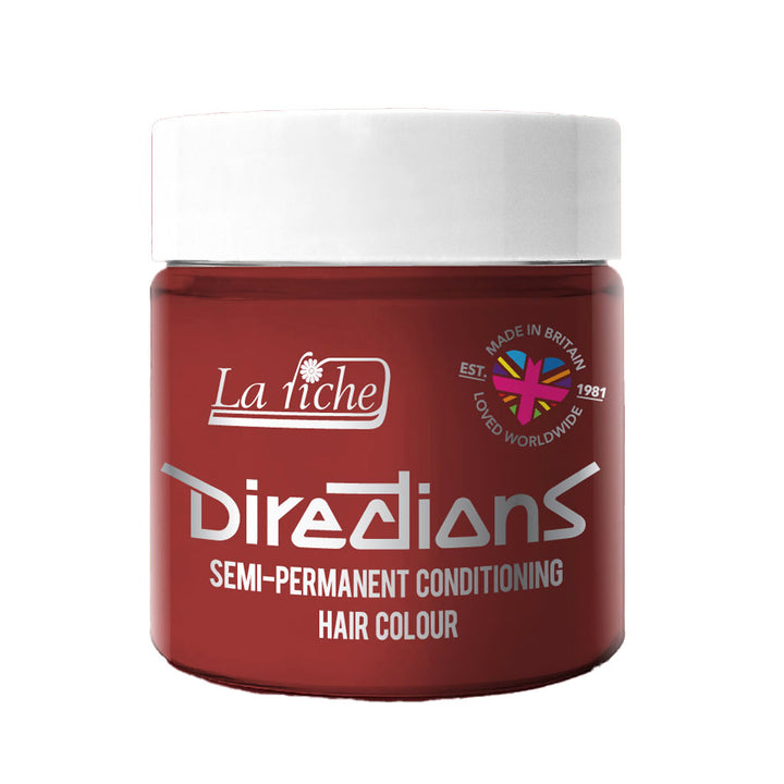 

"Directions Hair Color Semi Permanent Hair Dye 01 Pillarbox Red 100 ml"