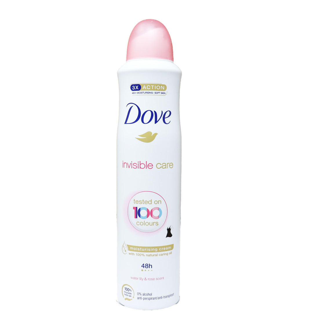 Dove Deodorante Spray Invisible Care Ninfee e Rose 250 ml