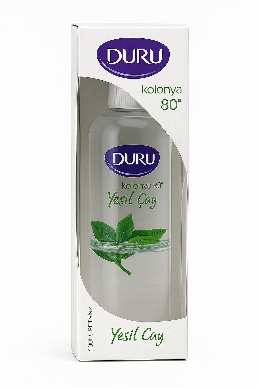 Duru Kolonya 80° Yeşil Çay Acqua Di Colonia Al Tè Verde Rinfrescante 400 ml