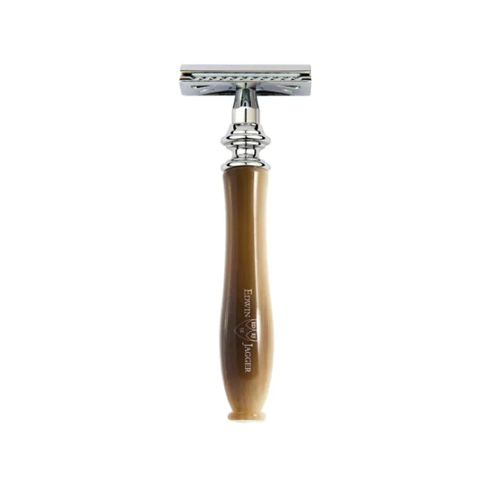 Edwin Jagger Chatsworth Horn Closed Comb Safety Razor