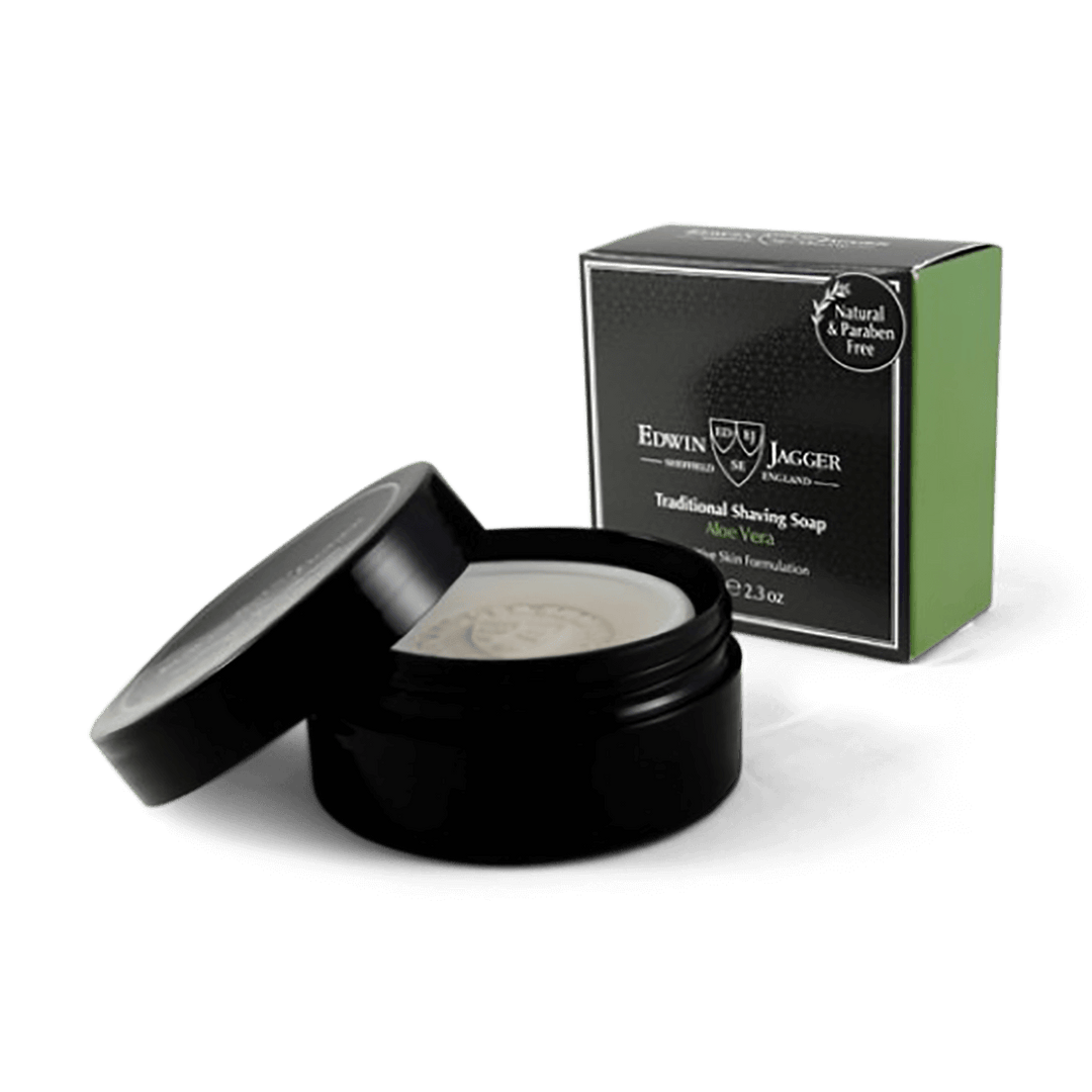 Edwin Jagger Hard Shaving Soap Aloe Vera 65 gr