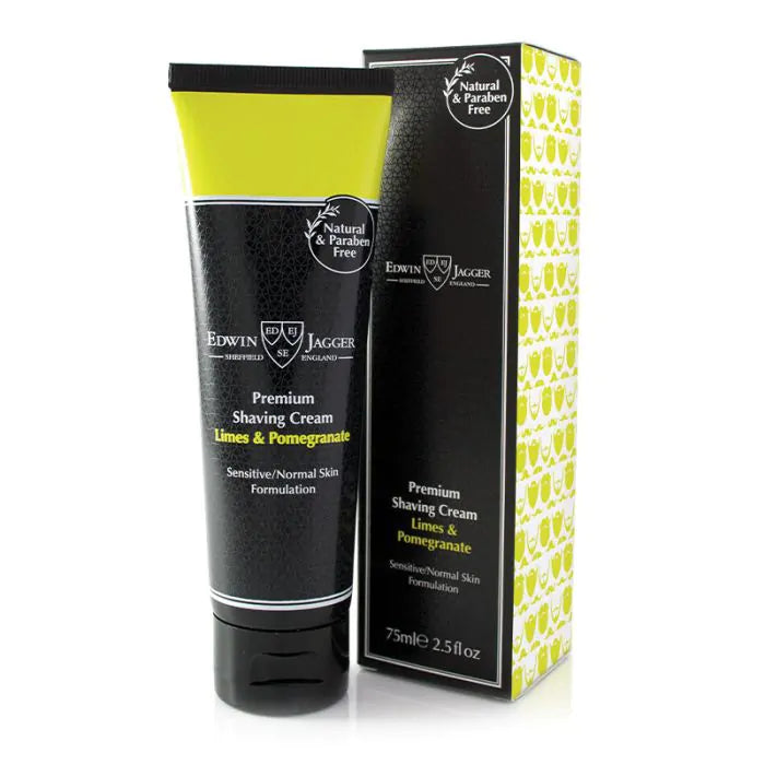 Edwin Jagger Shaving Cream Tube Limes & Pomegranate 75 ml