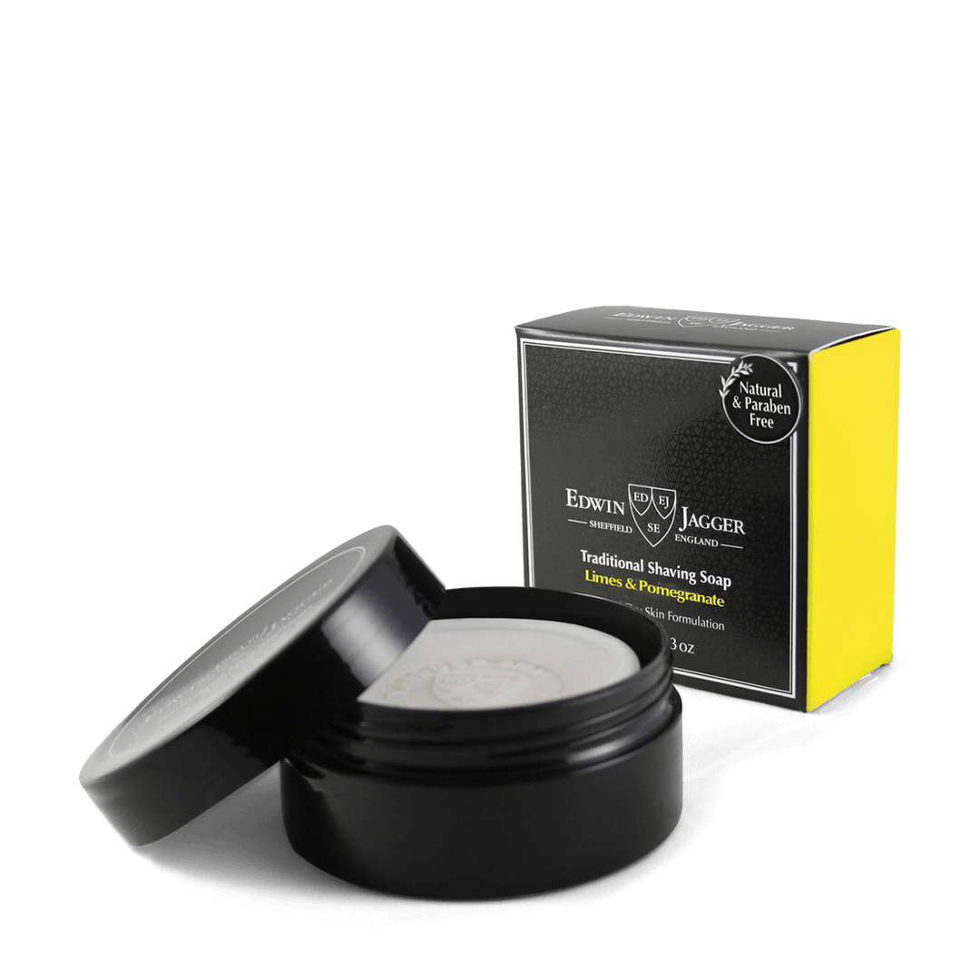 Edwin Jagger Hard Shaving Soap Lime & Pomegranate 65 gr