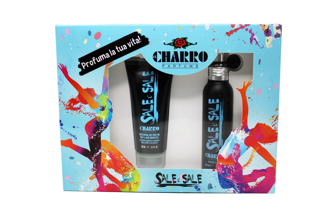 El-Charro-Cofanetto-Sale-E-Sale-Gel-Doccia-100-ml-Profumo-Spray-100-ml-
